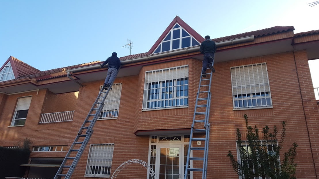 instalacion de canalon en madrid